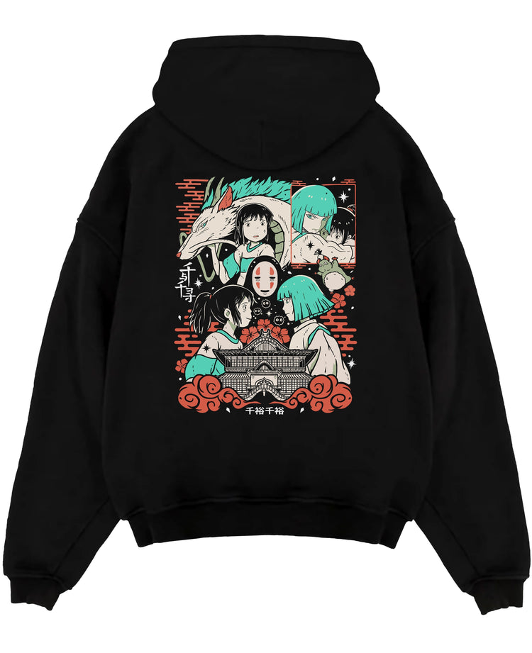 Chihiro & Haku Studio Ghibli Spirited Away Anime Hoodie